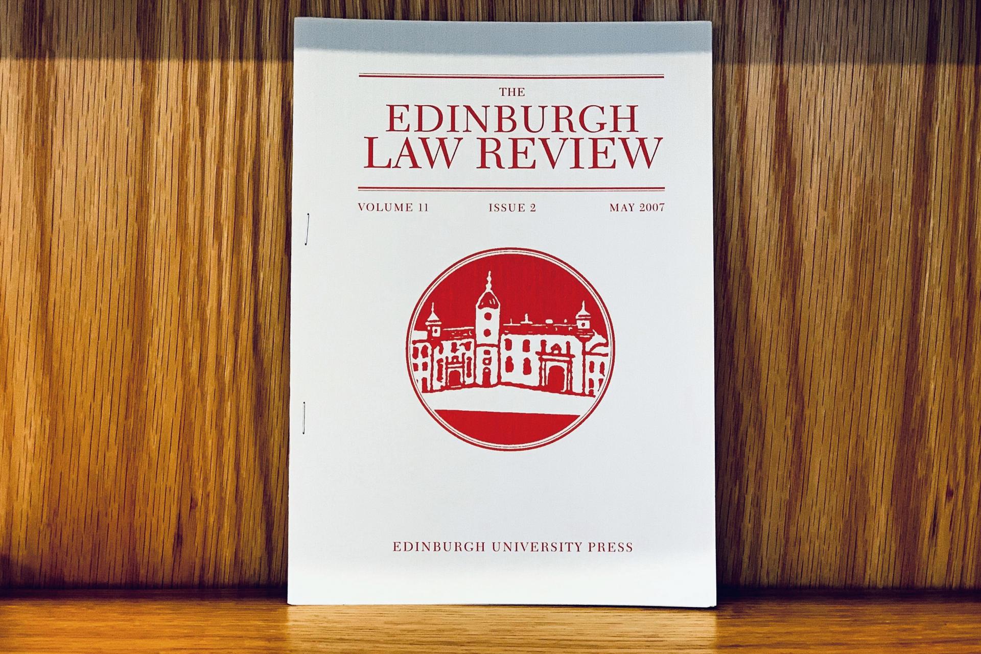 Edinburgh Law Review issue