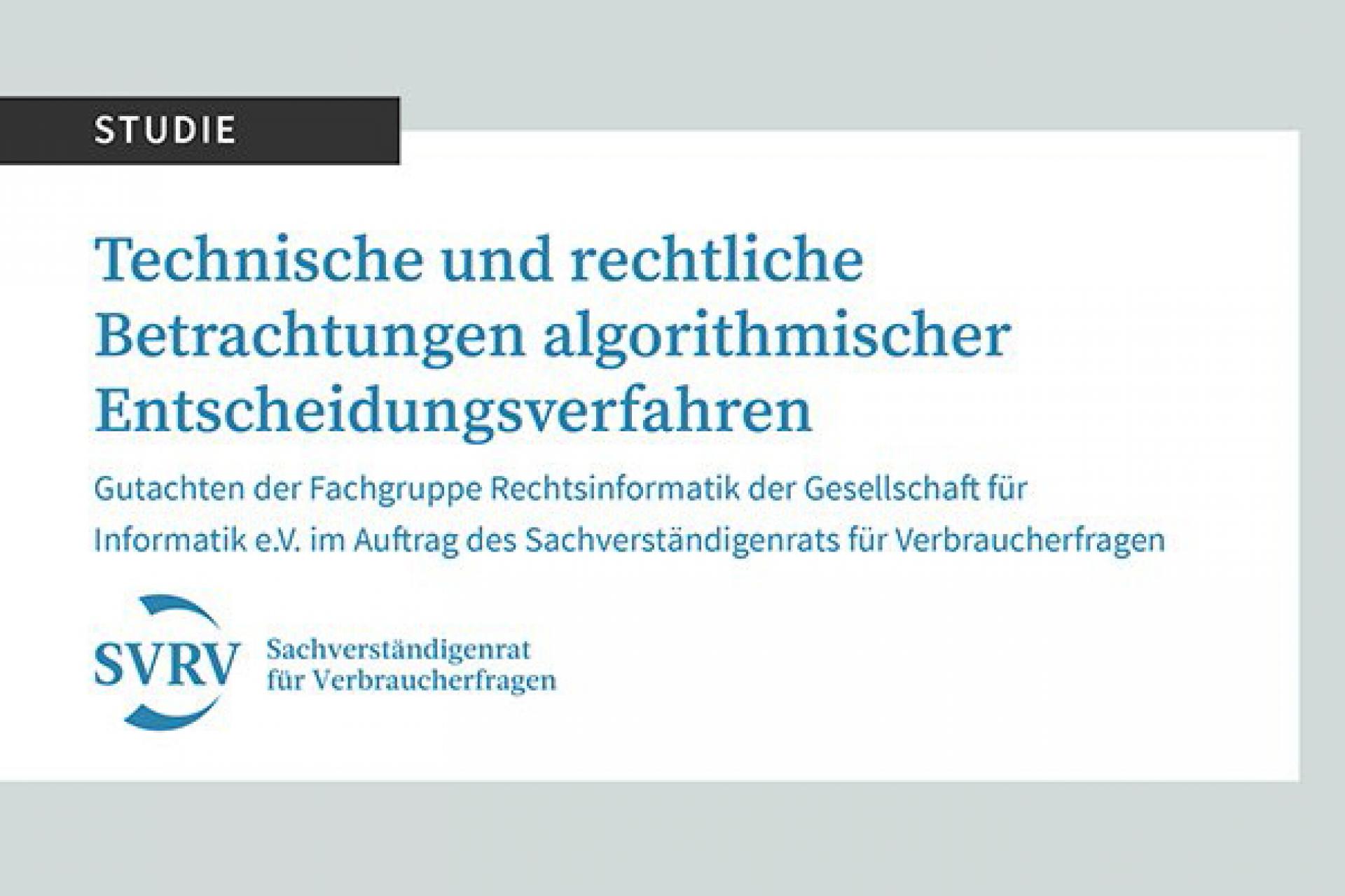 GI Studie Algorithmenregulierung