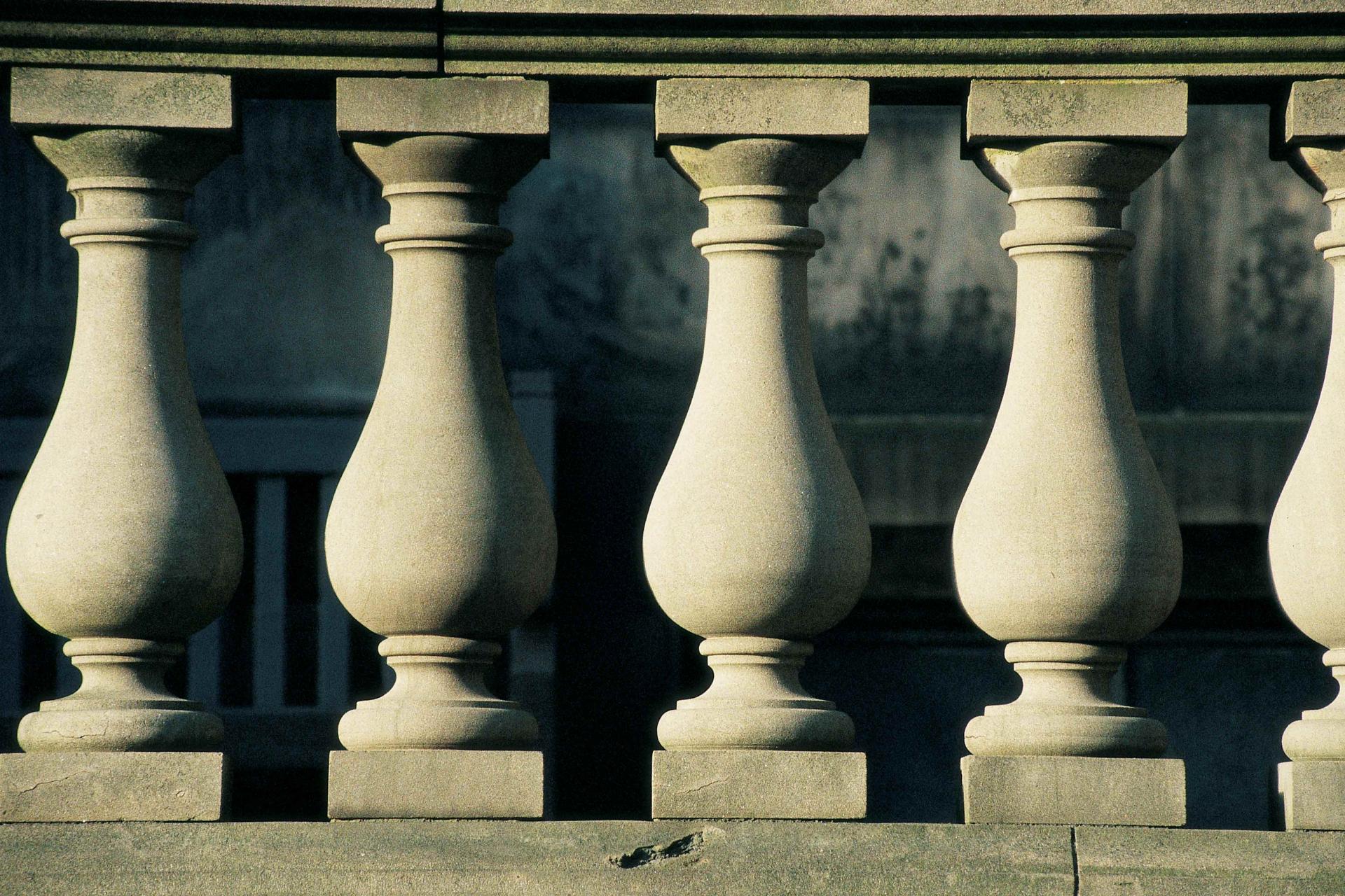 Balustrade in Old College Quad, Central Area campus
