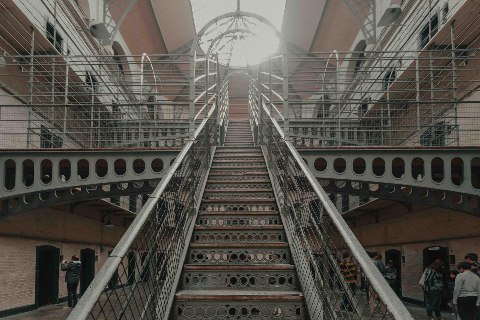 prison stairs