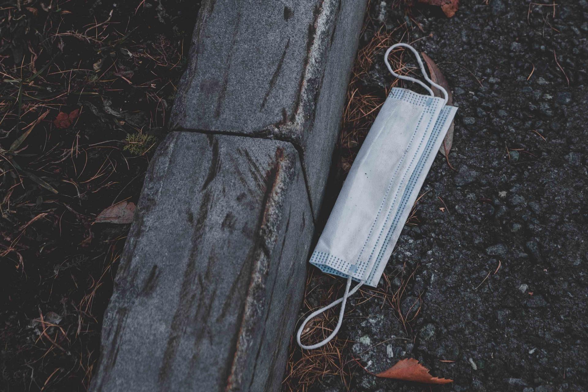 discarded mask