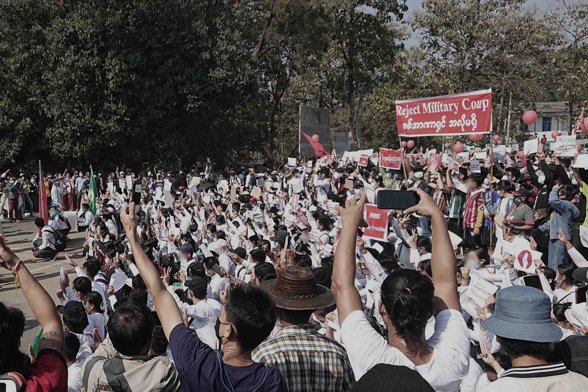 Myanmar protest