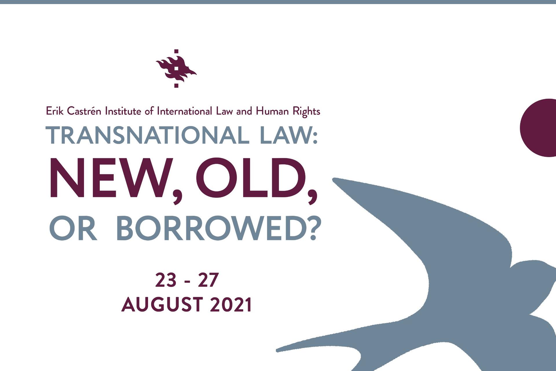 Professor Nehal Bhuta to speak at Helsinki Summer Seminar on International Law