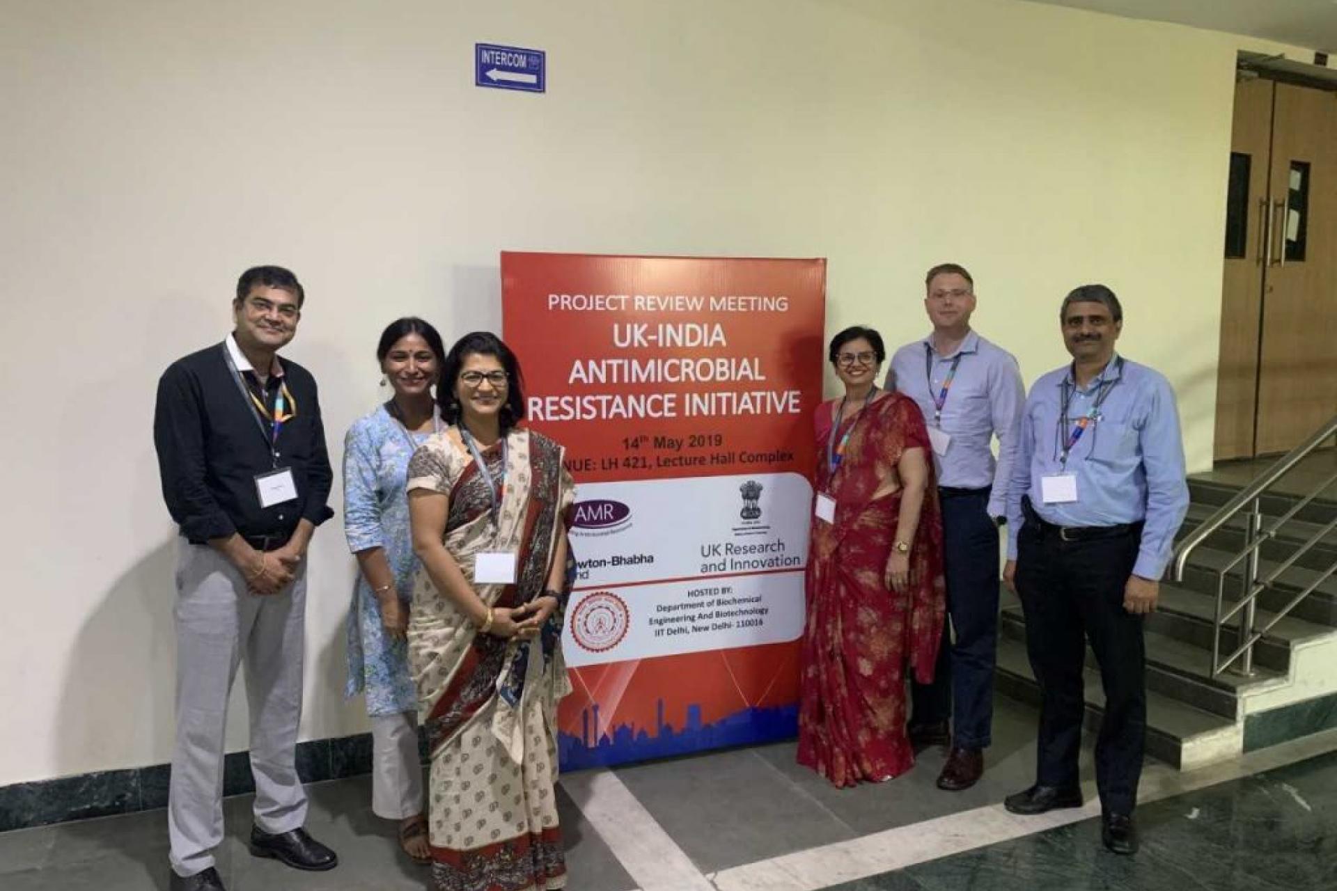 Project Review Meeting - UK-India Antimicrobial Resistance Initiative