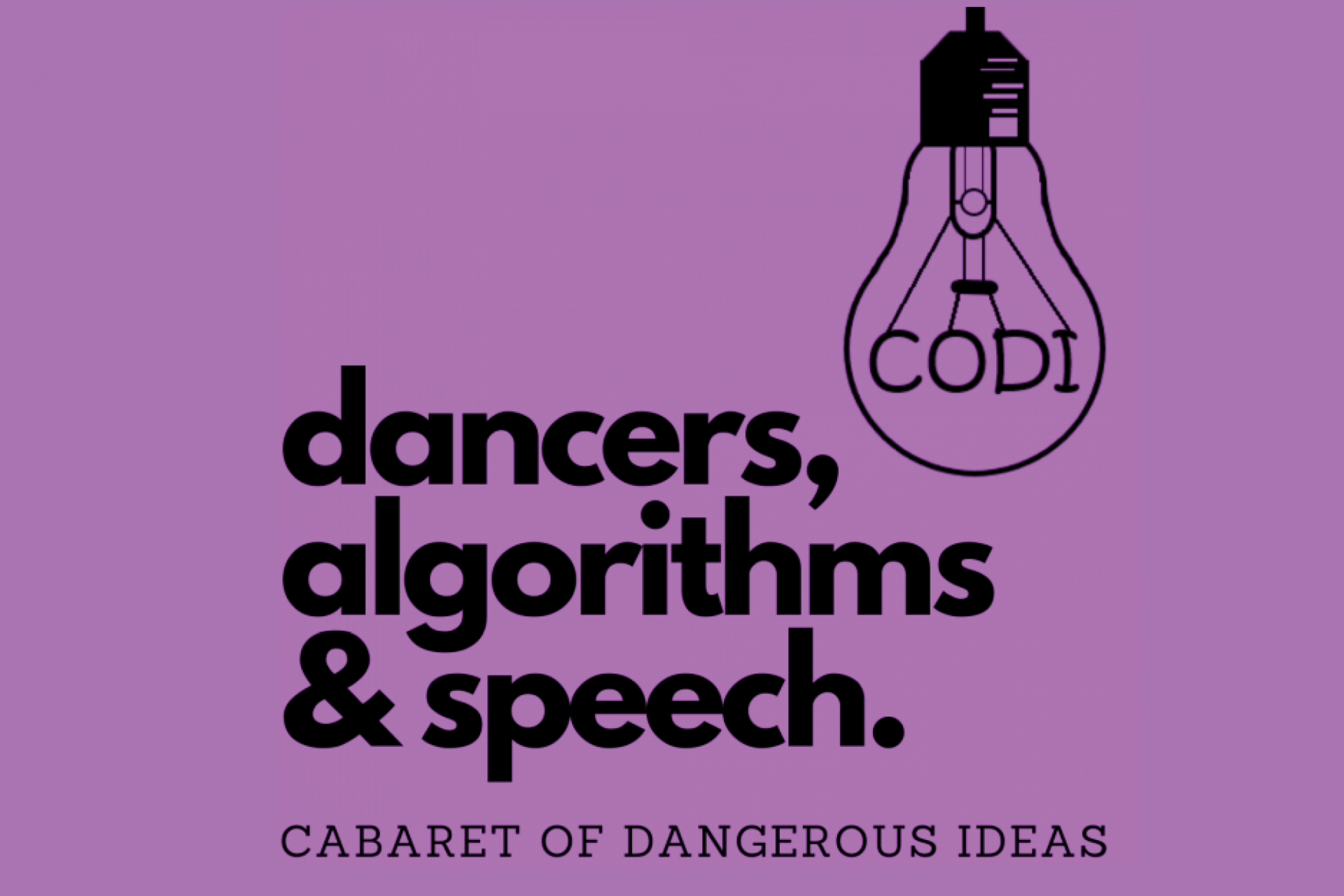 dancers, algorythms & speech