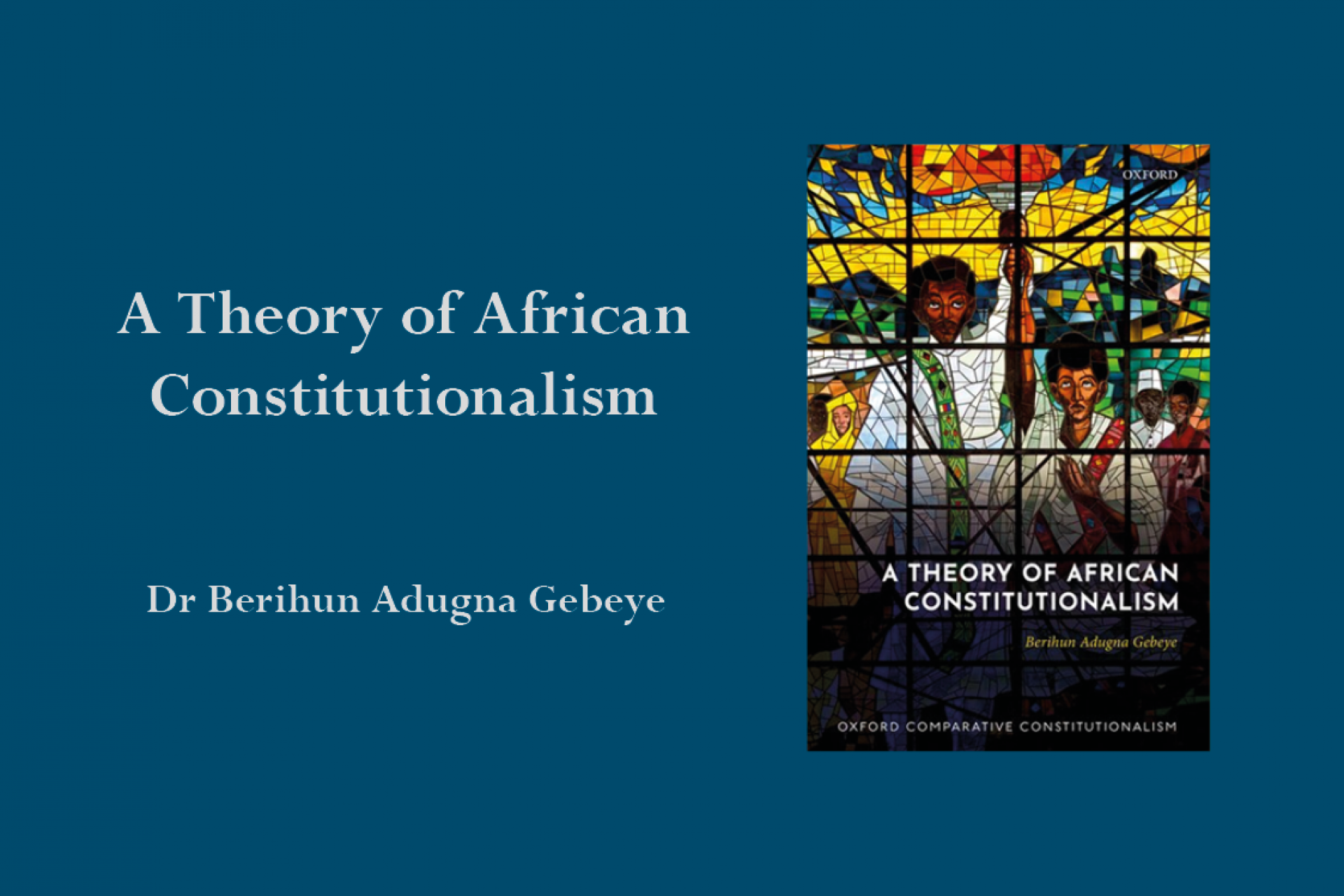 Book cover, title and author