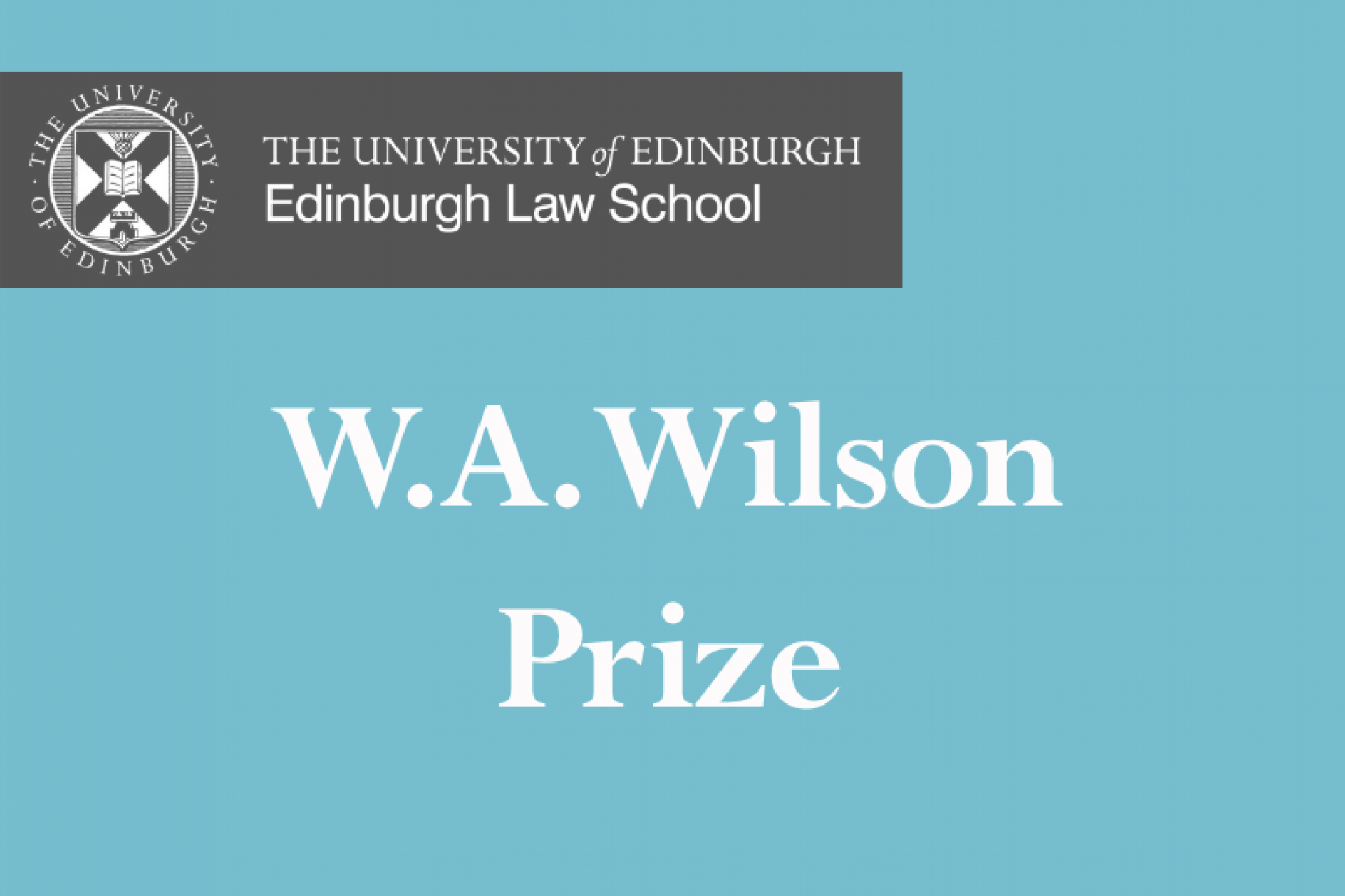 WA Wilson Prize