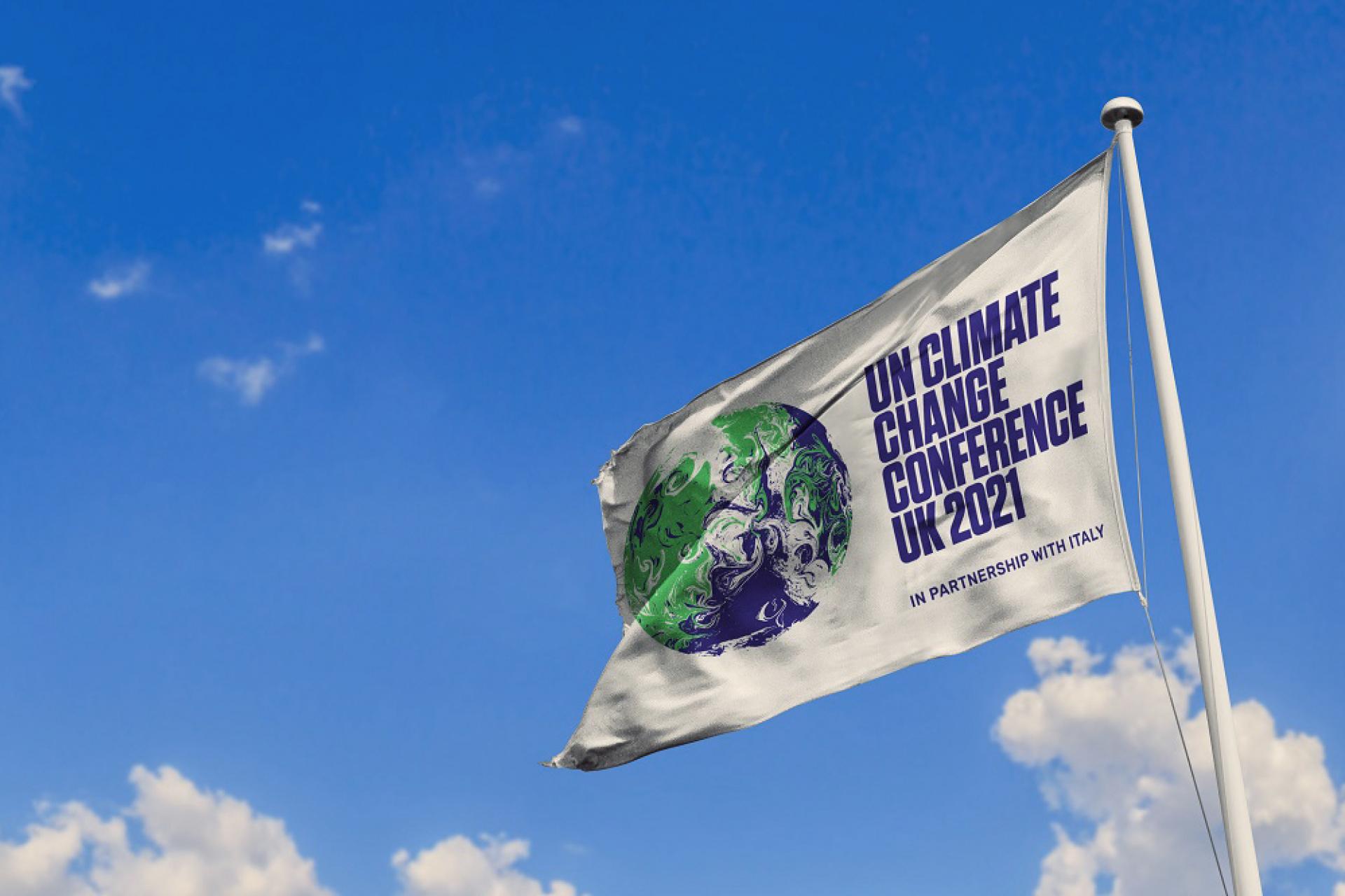 COP26 flag