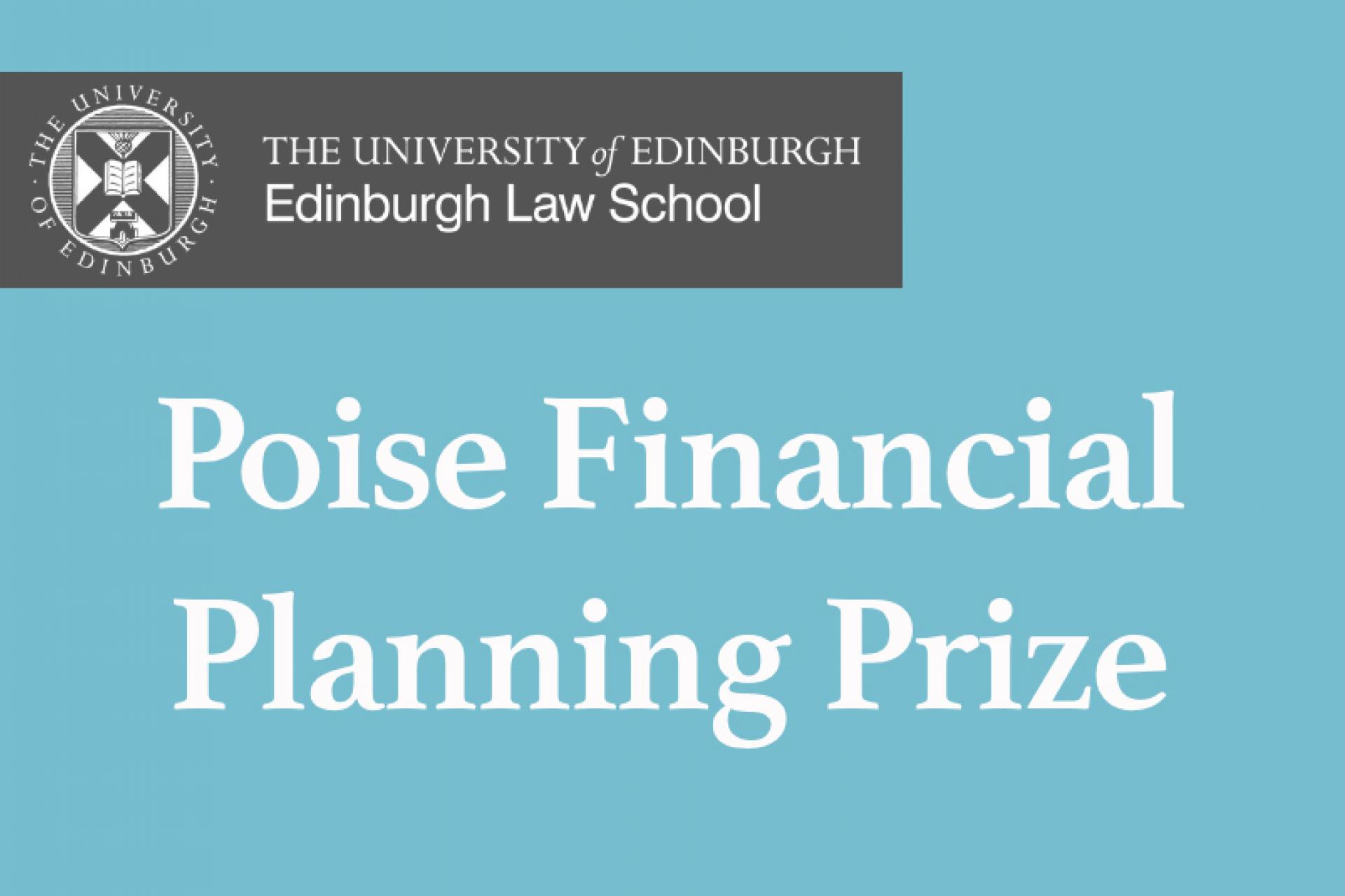 Poise Financial Planning prize card