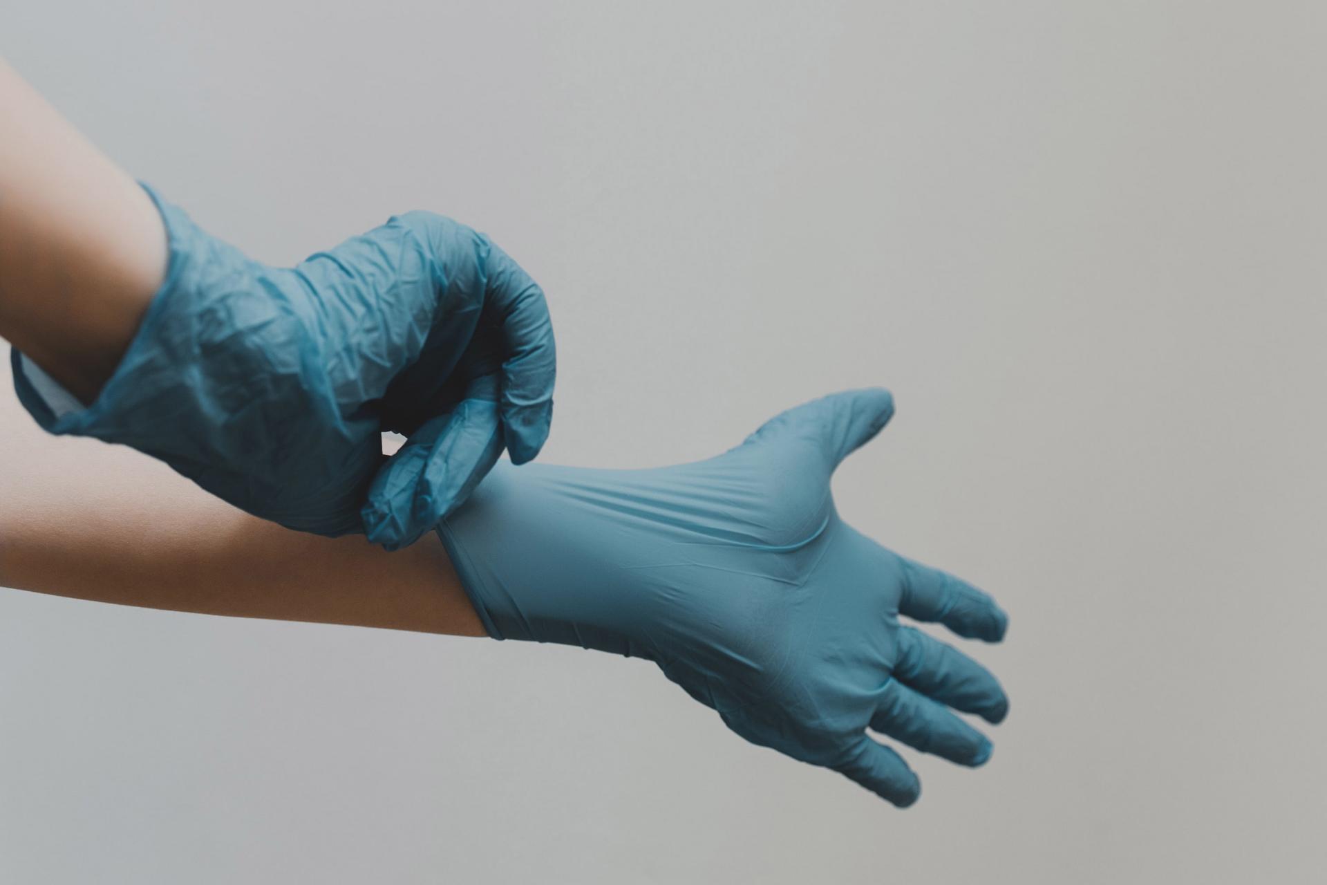 Latex gloves