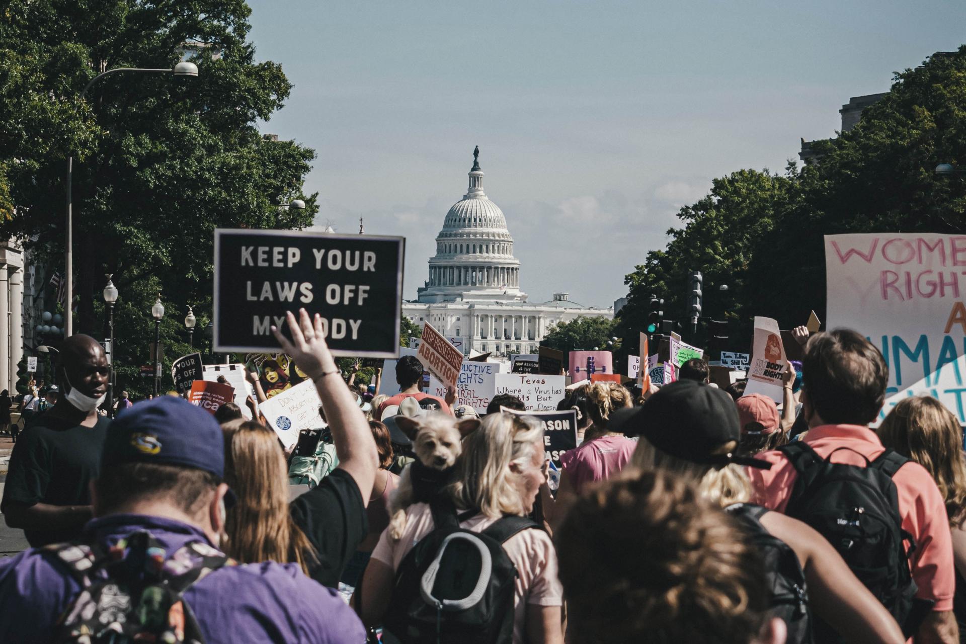Protest outside US Capital