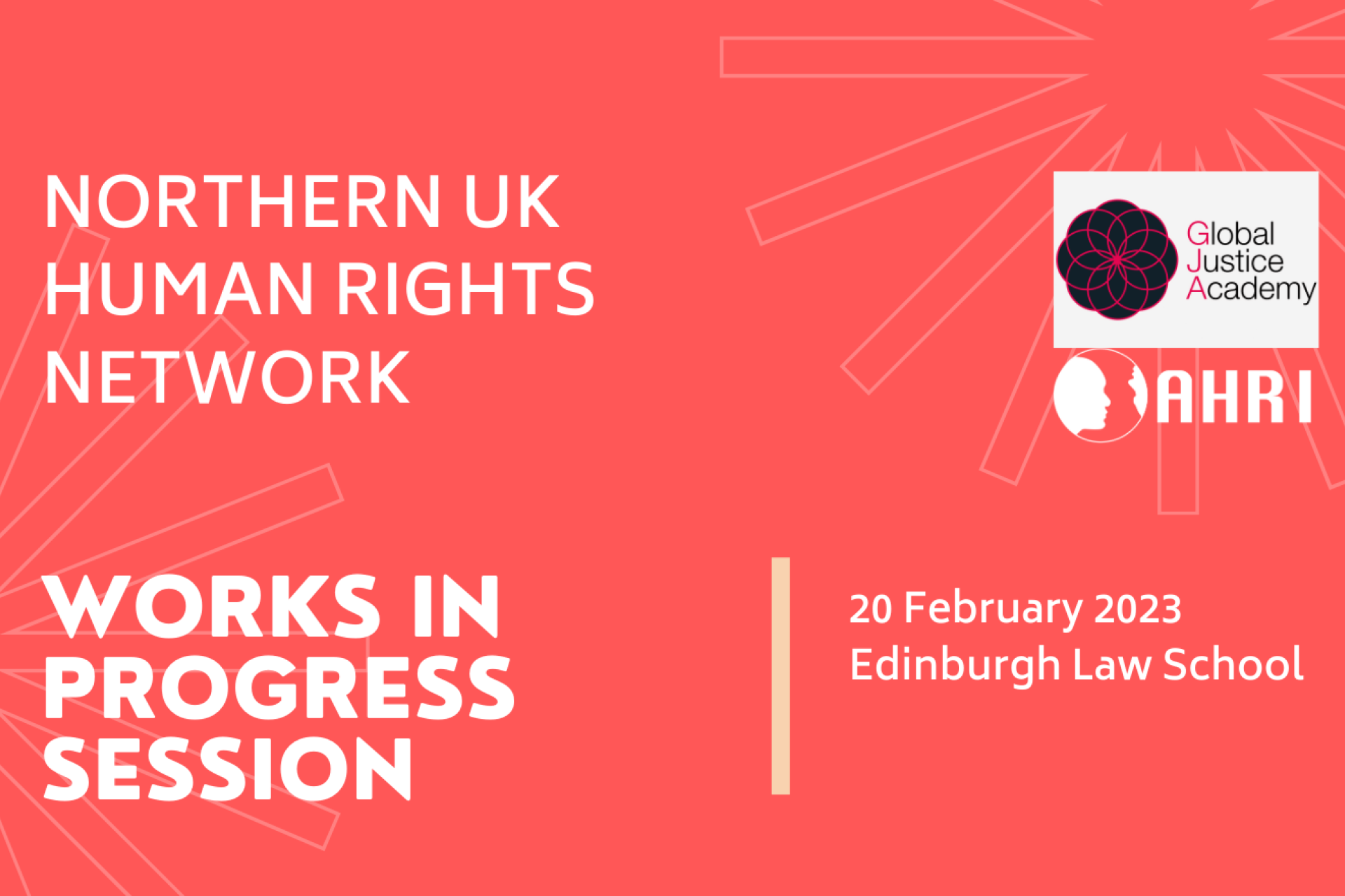 Northern UK Human Rights Network Works in Progress Session 