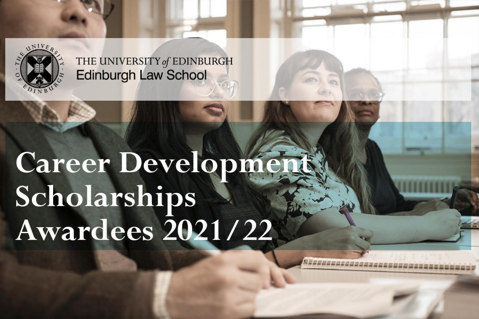 Career Development Scholarships Awardees 2021/22