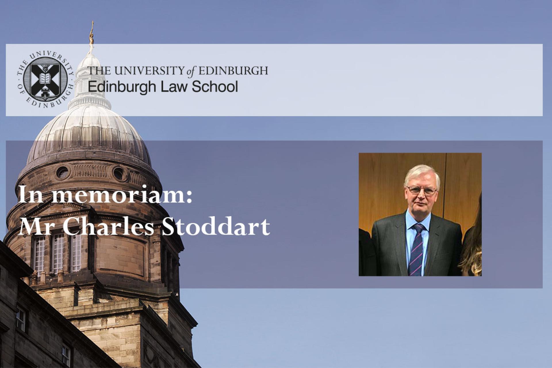 In memoriam: Mr Charles Stoddart