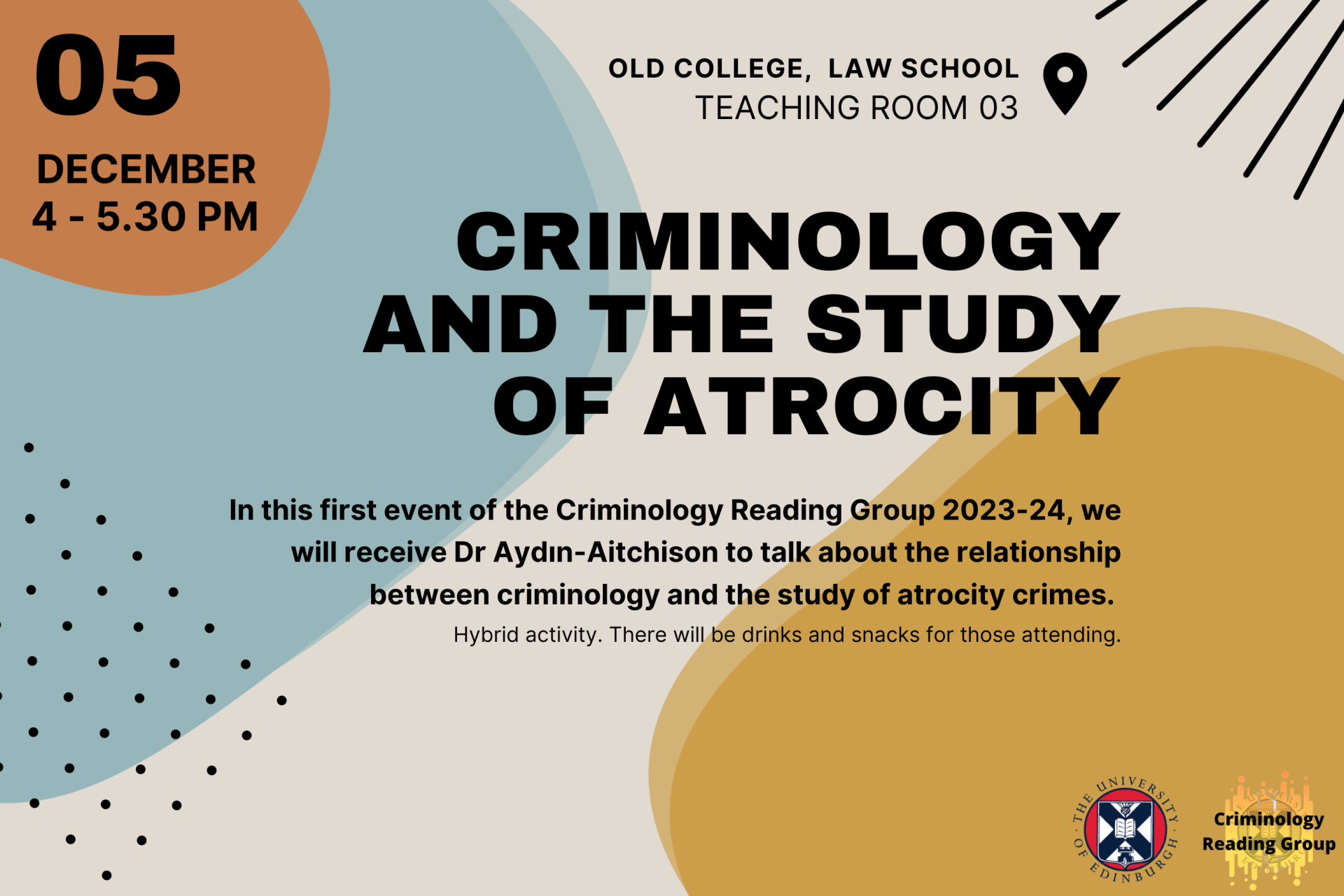 Criminology and the Study of Atrocity | Edinburgh Law School