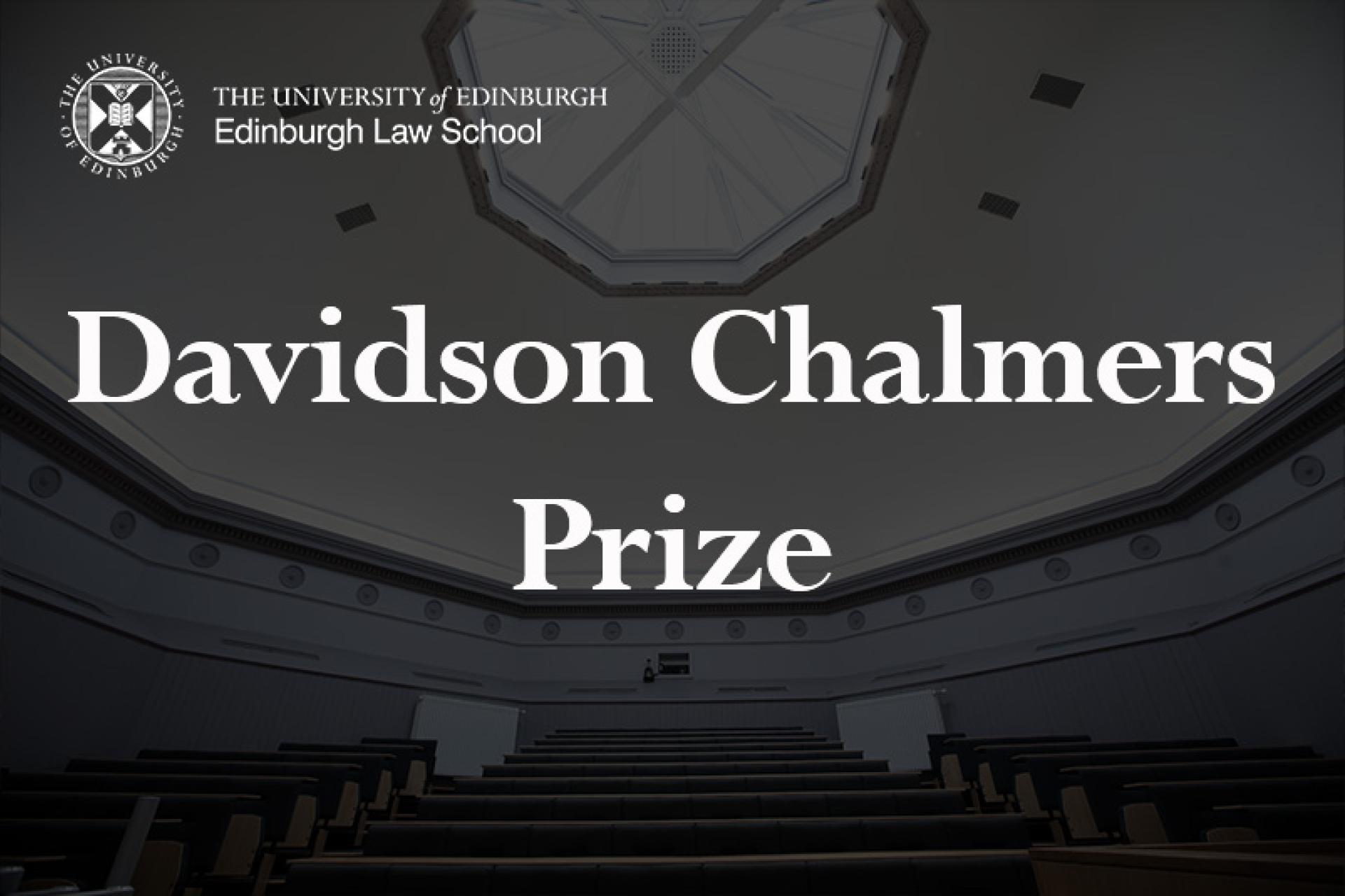 Davidson Chalmers Prize