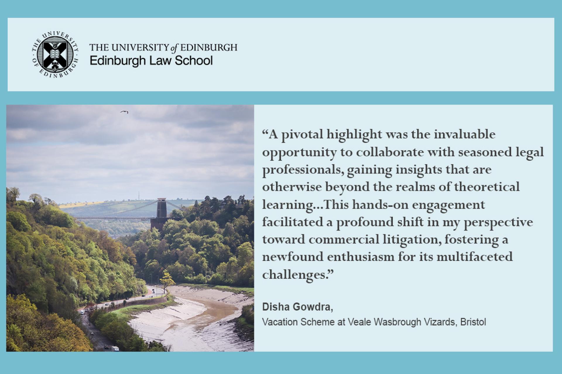 A pivotal highlight was the invaluable opportunity to collaborate with seasoned legal professionals, gaining insights that are otherwise beyond the realms of theoretical learning…This hands-on engagement facilitated a profound shift in my perspective toward commercial litigation, fostering a newfound enthusiasm for its multifaceted challenges.