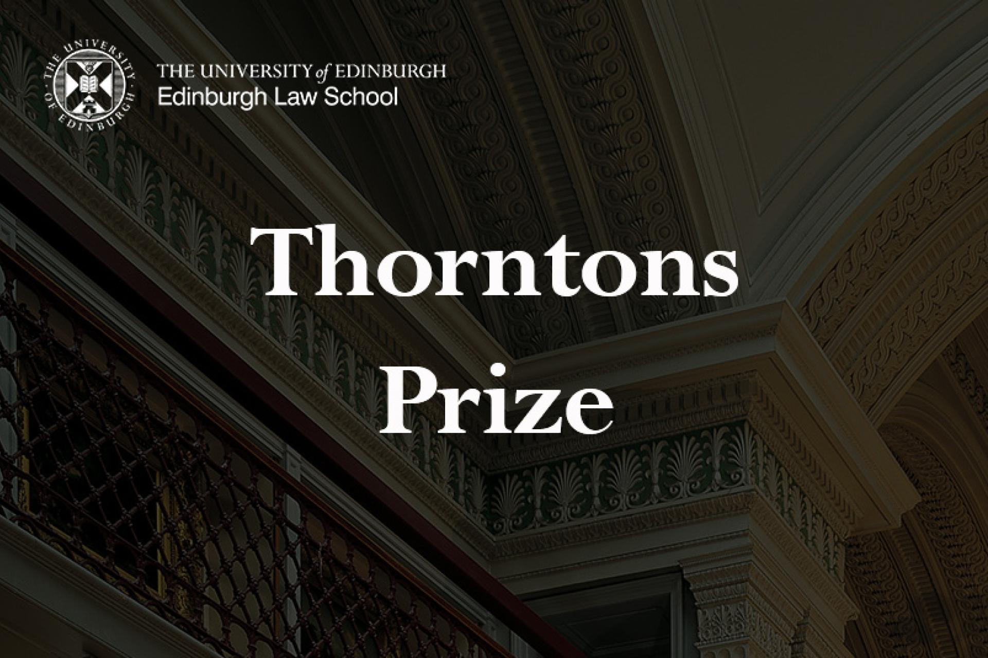 Thorntons Prize