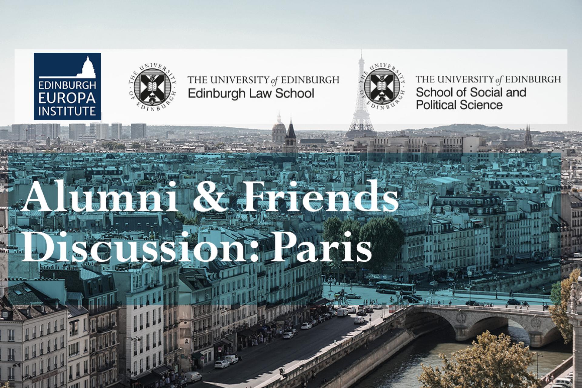 Alumni & Friends Discussion: Paris