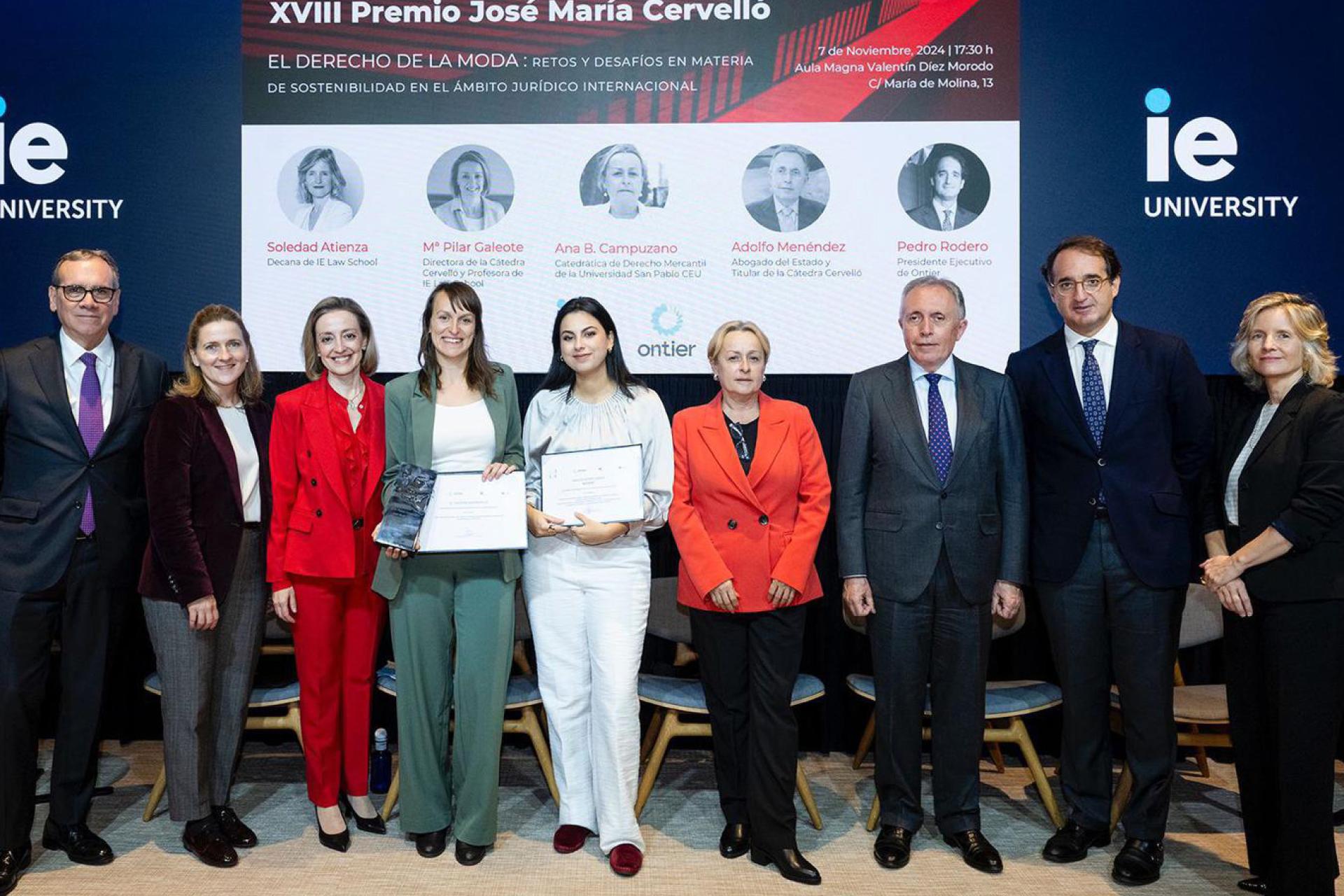 Jose Maria Cervello prize winners
