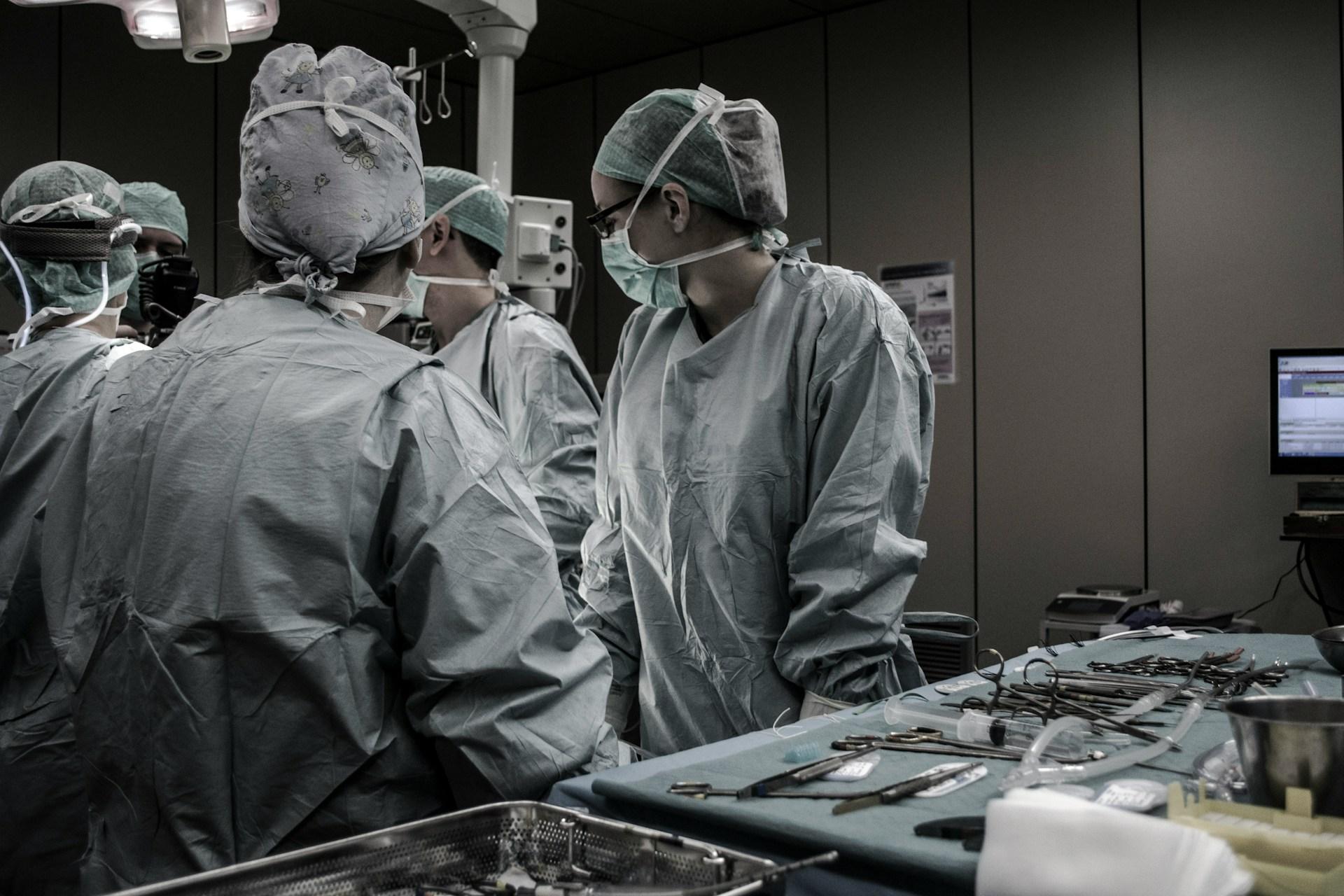 Medical Professionals in an Operating Room
