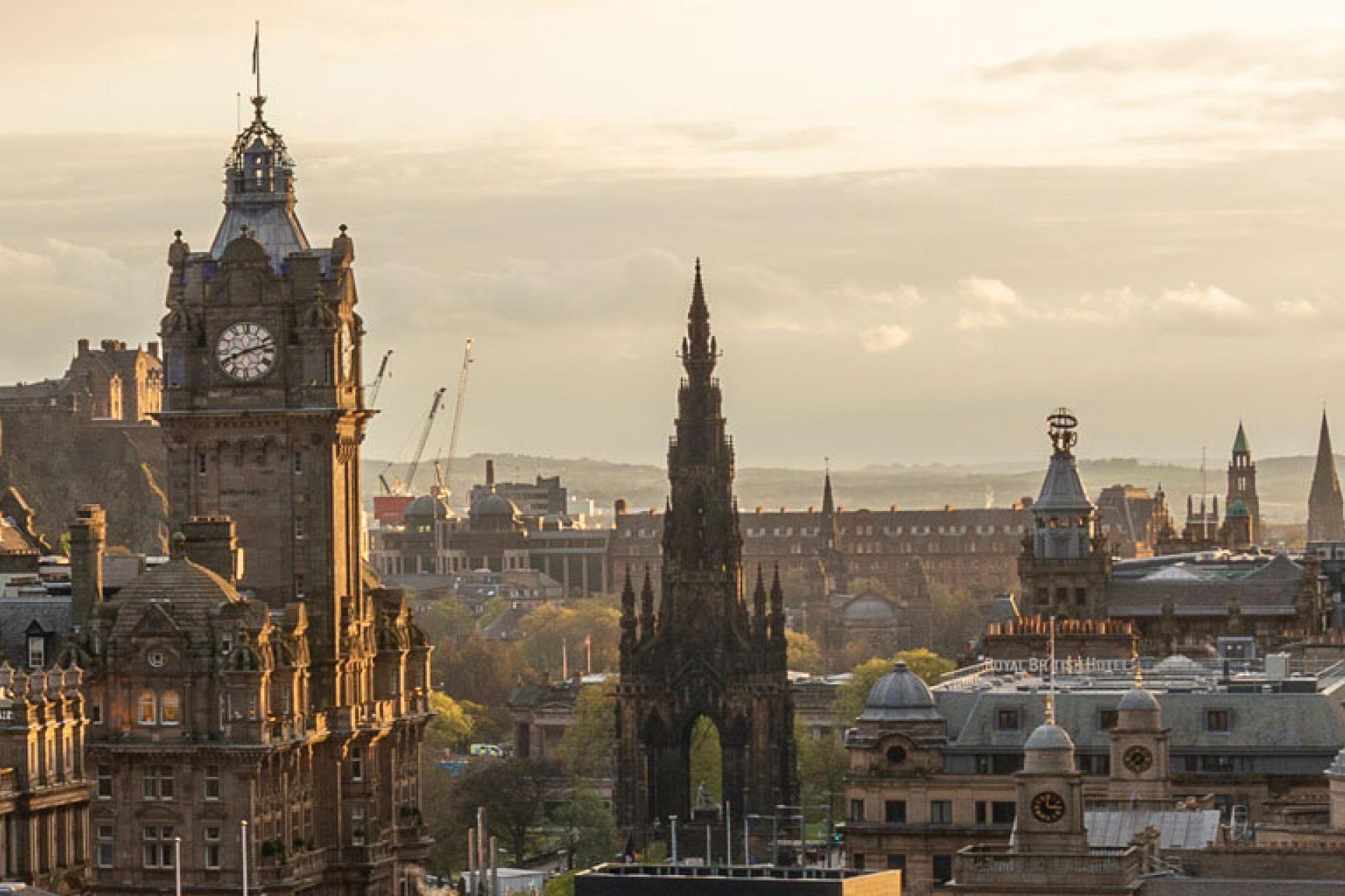 Skyline of Edinburgh