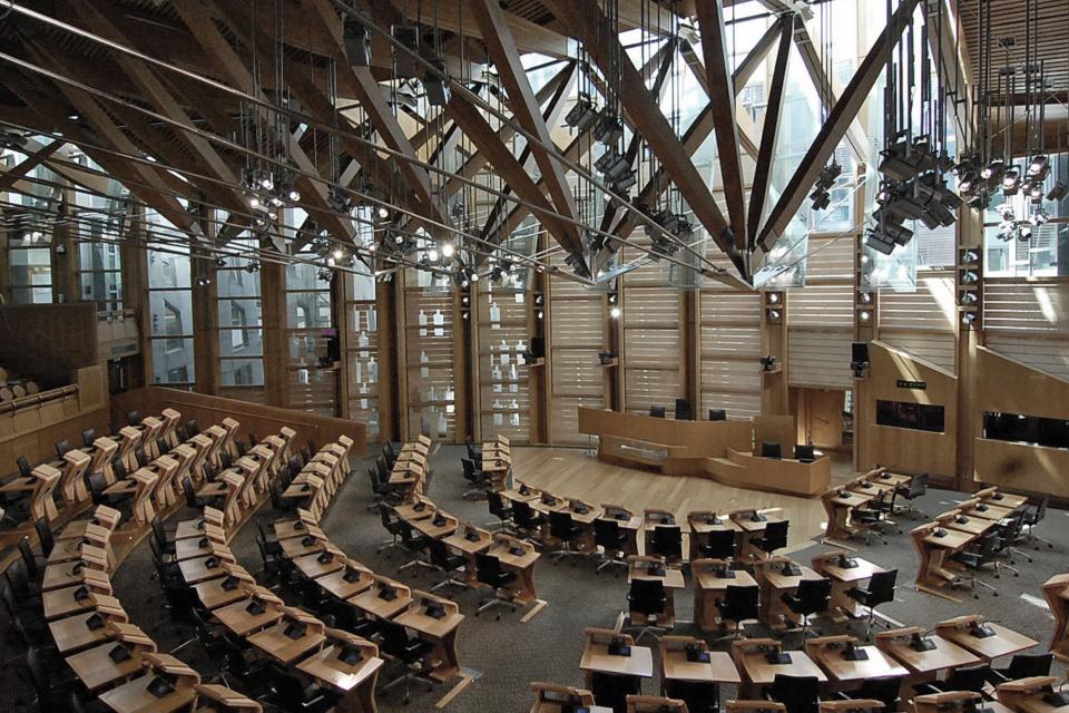 Scottish Parliament chambers