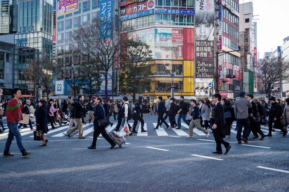 Tokyo sidewalk