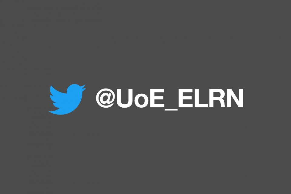 ELRN Twitter @UoE_ELRN